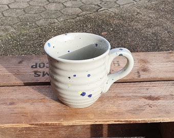 Tea and coffee mug grey with stains 83
