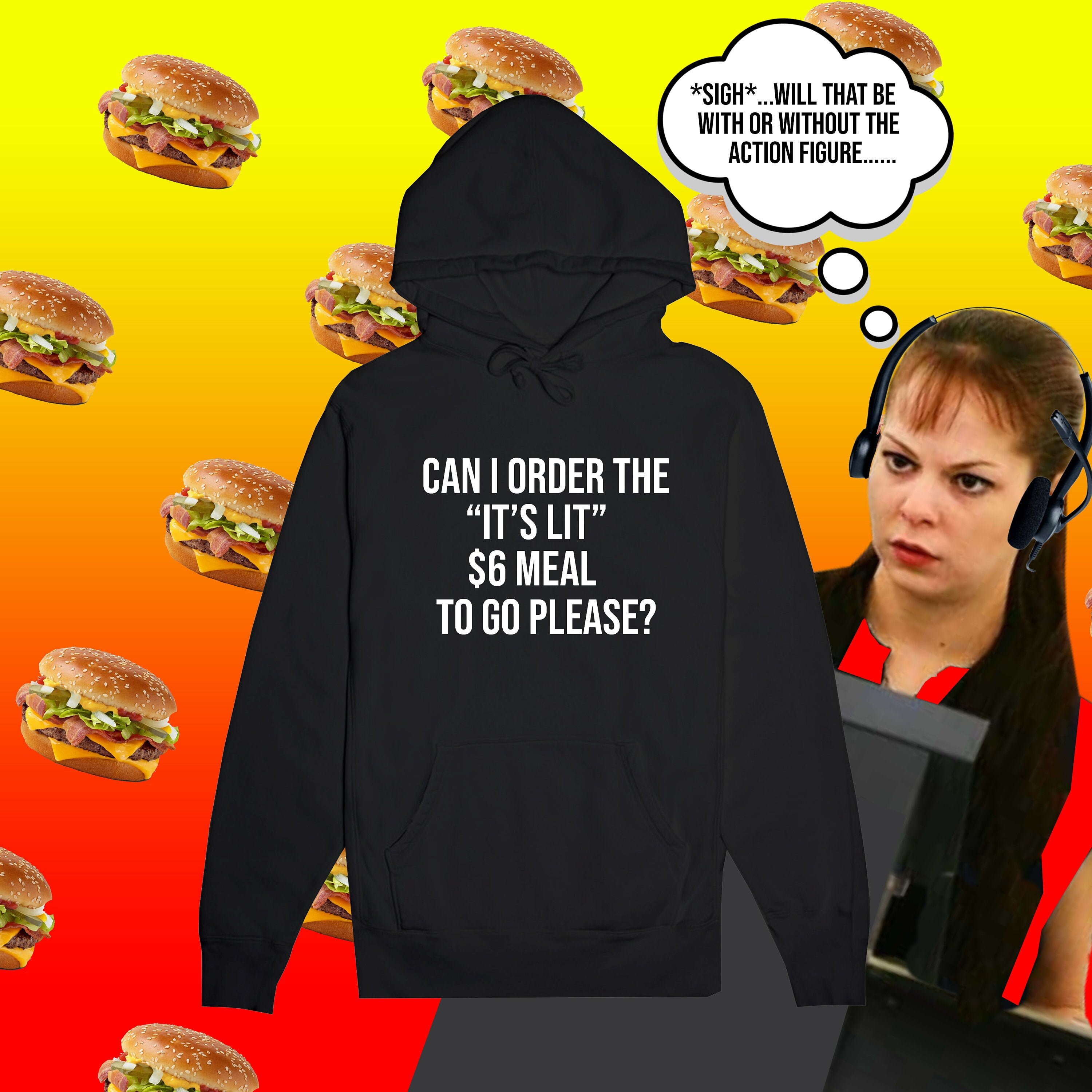 Travis scott burger hoodie Outlet