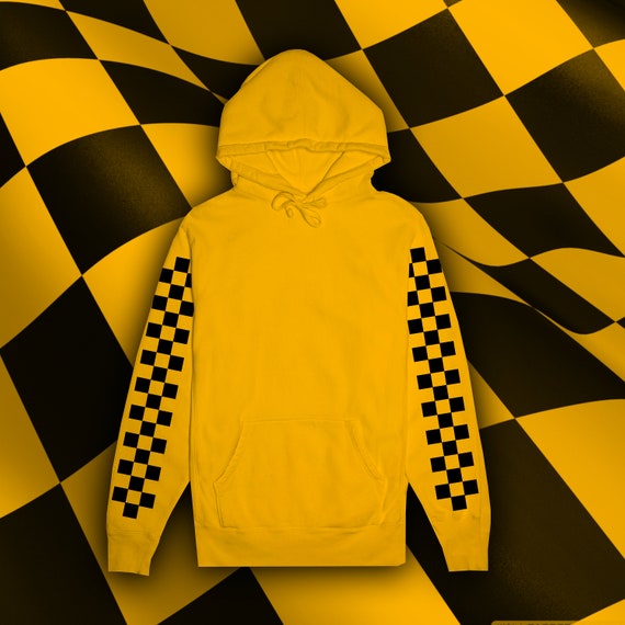 yellow checkered sweatshirt