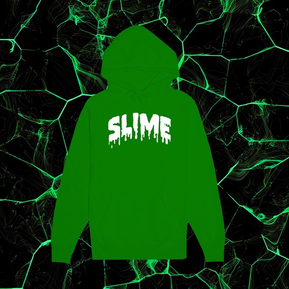 slime green hoodie