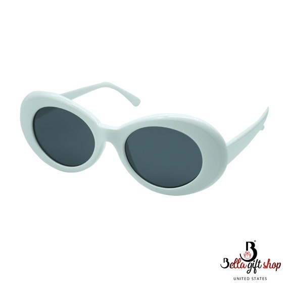 White Clout Sunglasses Bellagiftshopus Etsy