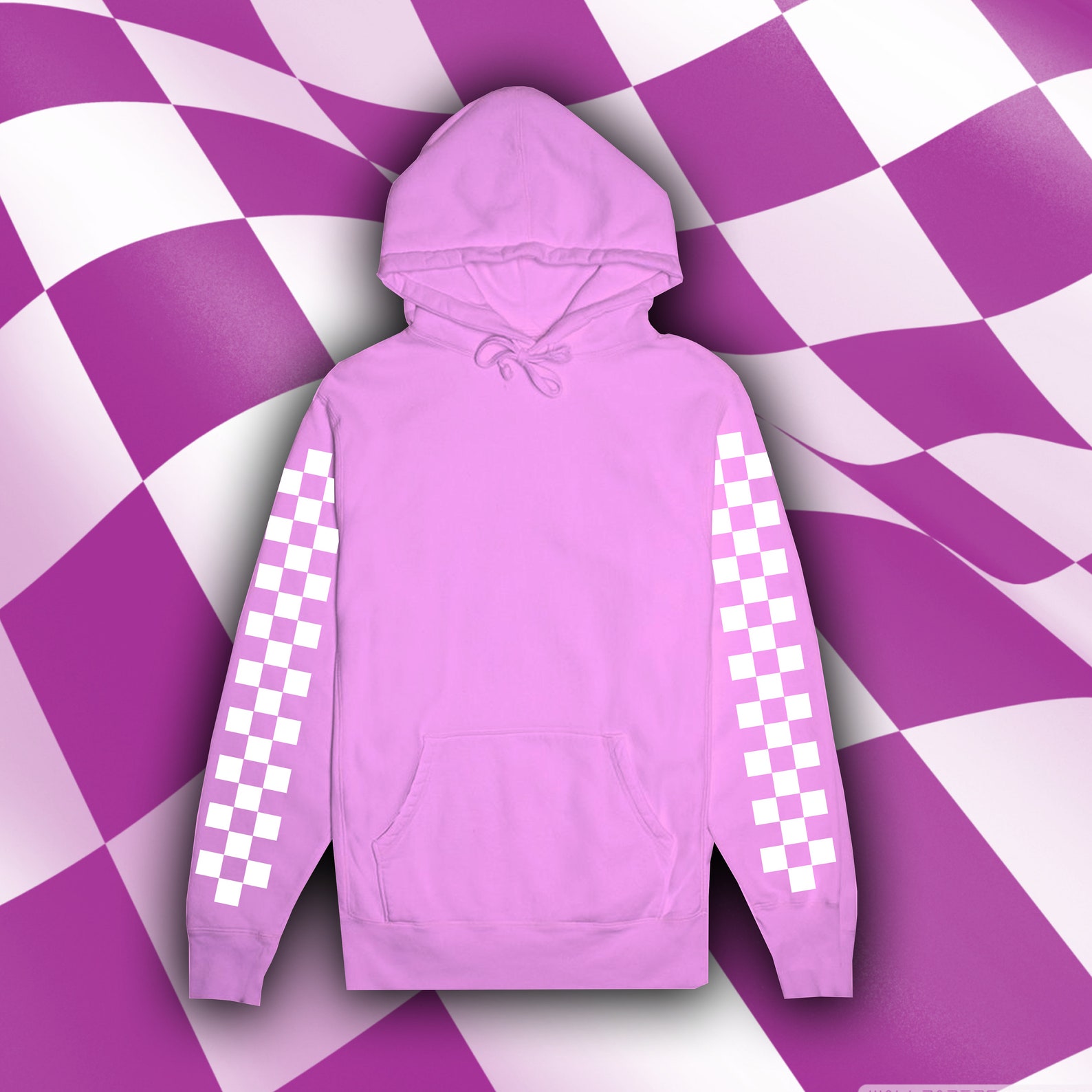 Girls checkered hoodie Clearance