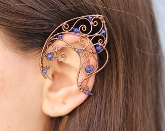 only one left Ear Cuff, Earrings, ear cuffs, ear jewelry, cuffs. Copper ear cuffs. Ears. Ear cuffs, wedding ear cuffs, elven ear cuffs
