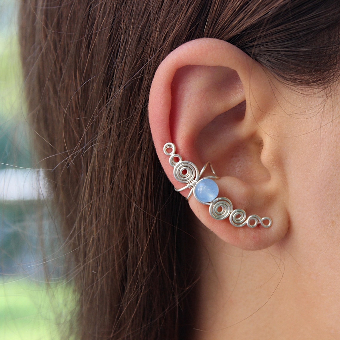 Ear Cuff Fake Without Piercing Cartilage Earrings Earrings Etsy