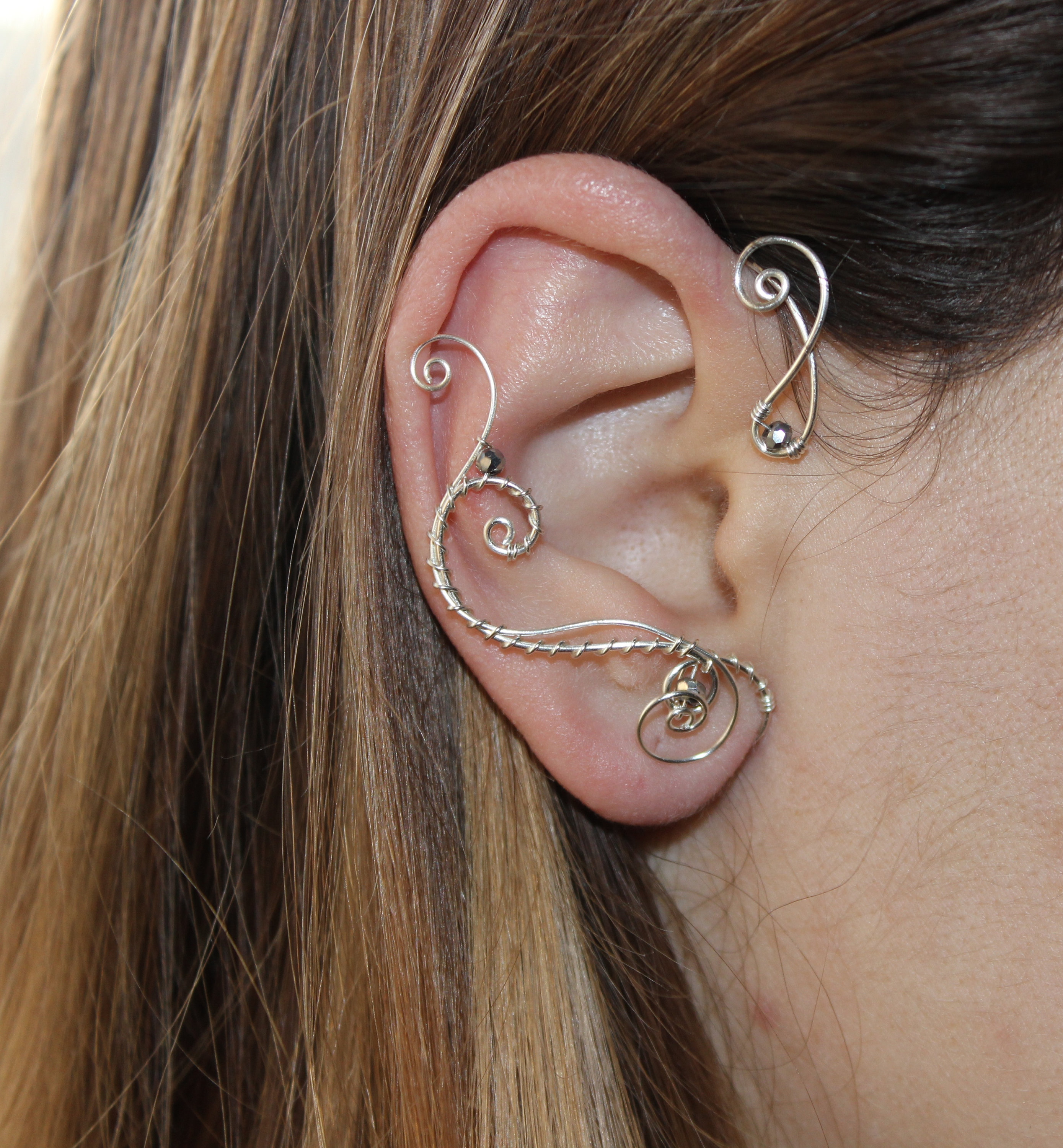 Ear cuffs Elf Ear Cuff jewelery art Handmade Jewelry Etsy