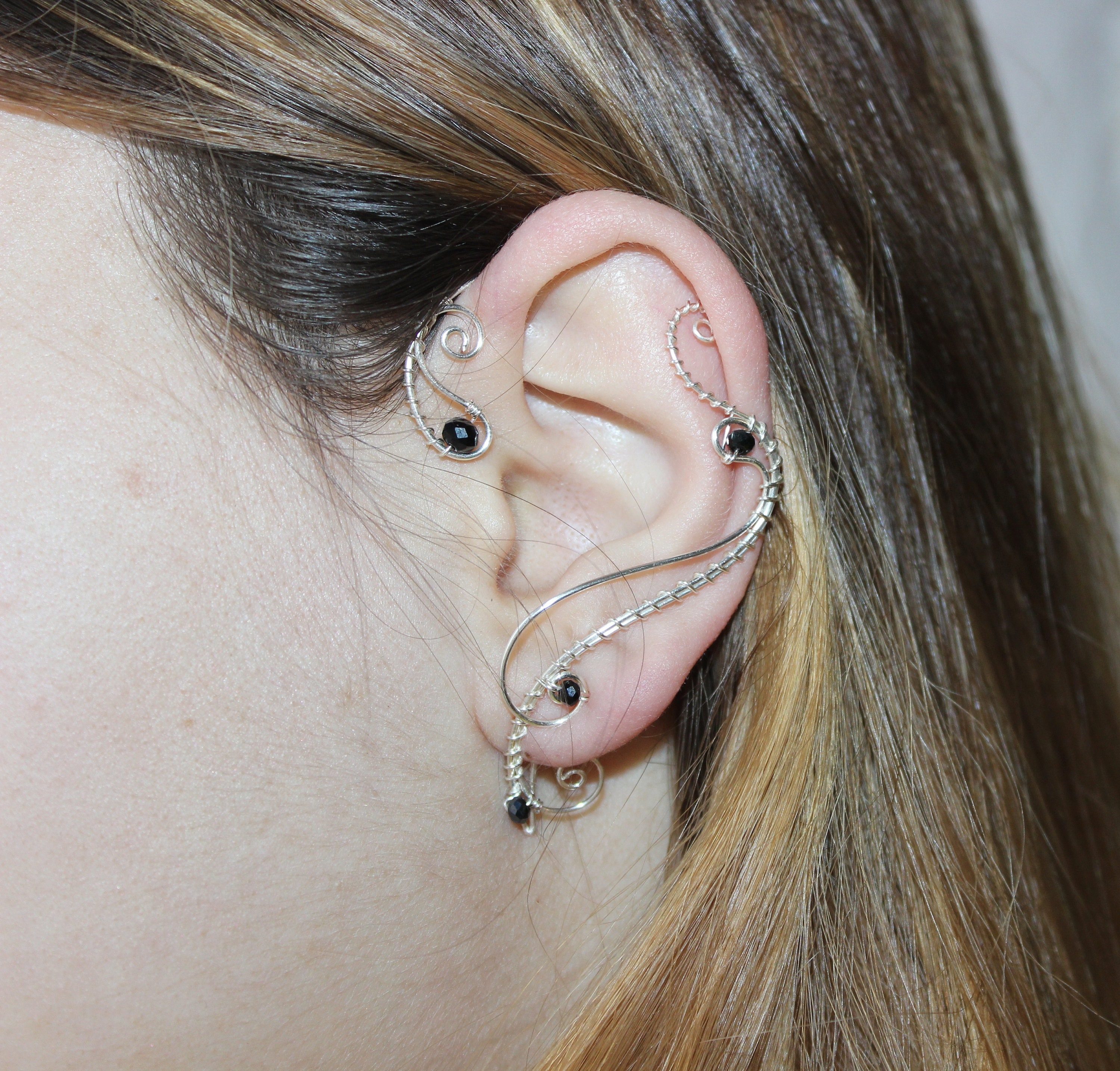 Ear cuffs Elf Ear Cuff jewelery art Handmade Jewelry Etsy