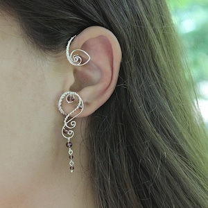 only one left elven ear Ear cuffs | Elf Ear Cuff | jewelery art | Handmade Jewelry | Silver Jewelry | Elven Jewelry