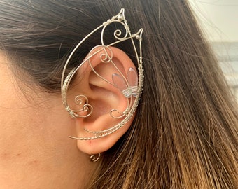 only one left  Earrings, ear cuffs, ear jewelry, cuffs. Copper ear cuffs. Ears. Ear cuffs, wedding ear cuffs, elven ear cuffs, elf ears