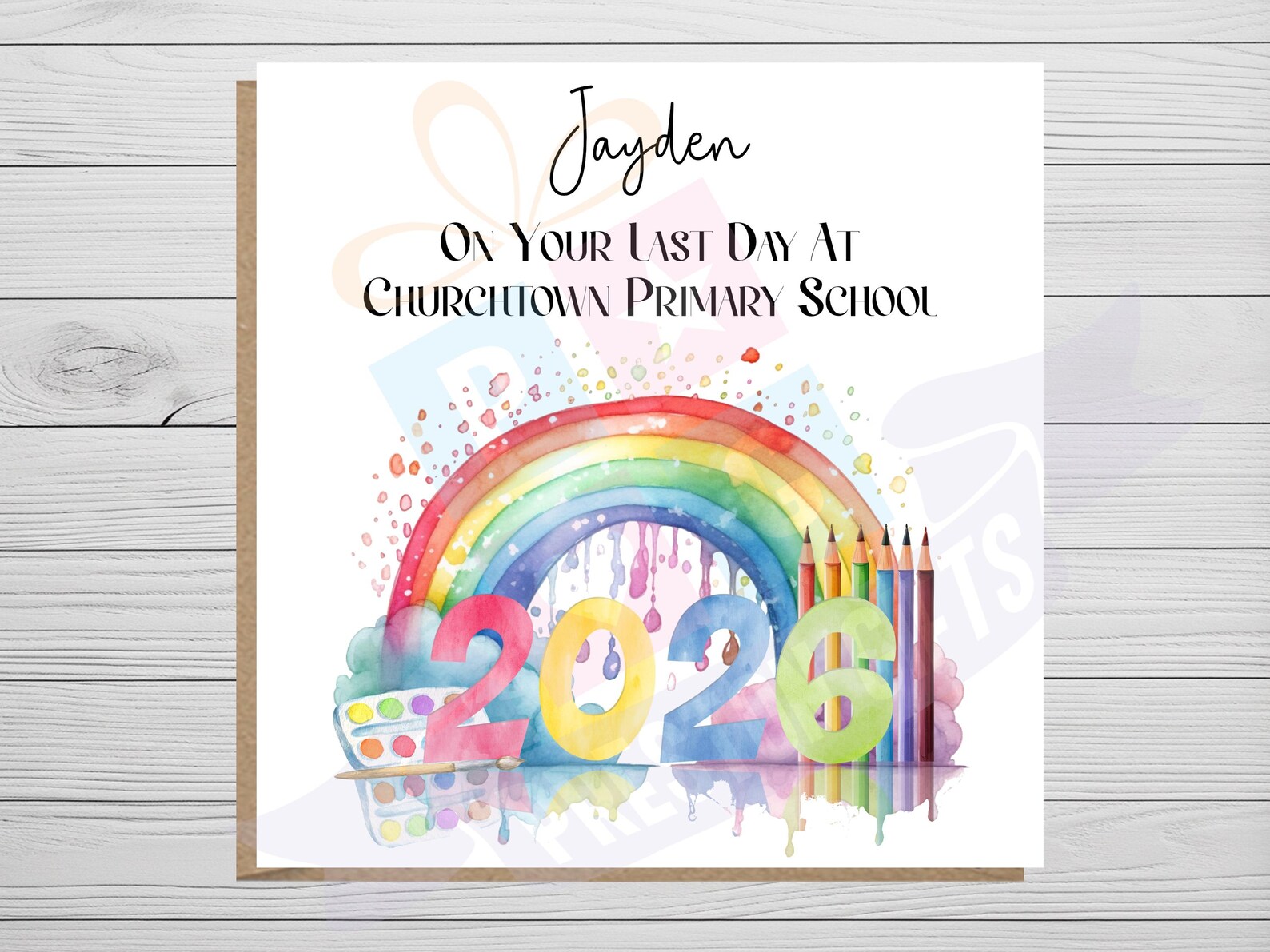 Leaver Card. Amazon Primary School Leaver Card for Girls, School Leavers 2026 Card ...