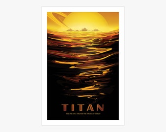 NASA Titan Canvas Print