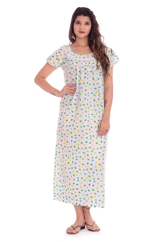 cotton nighty gown