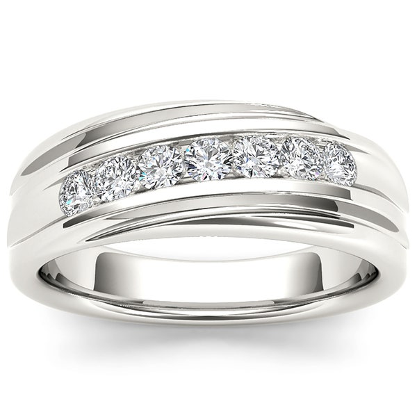 Custom Mens Ring White Gold Etsy