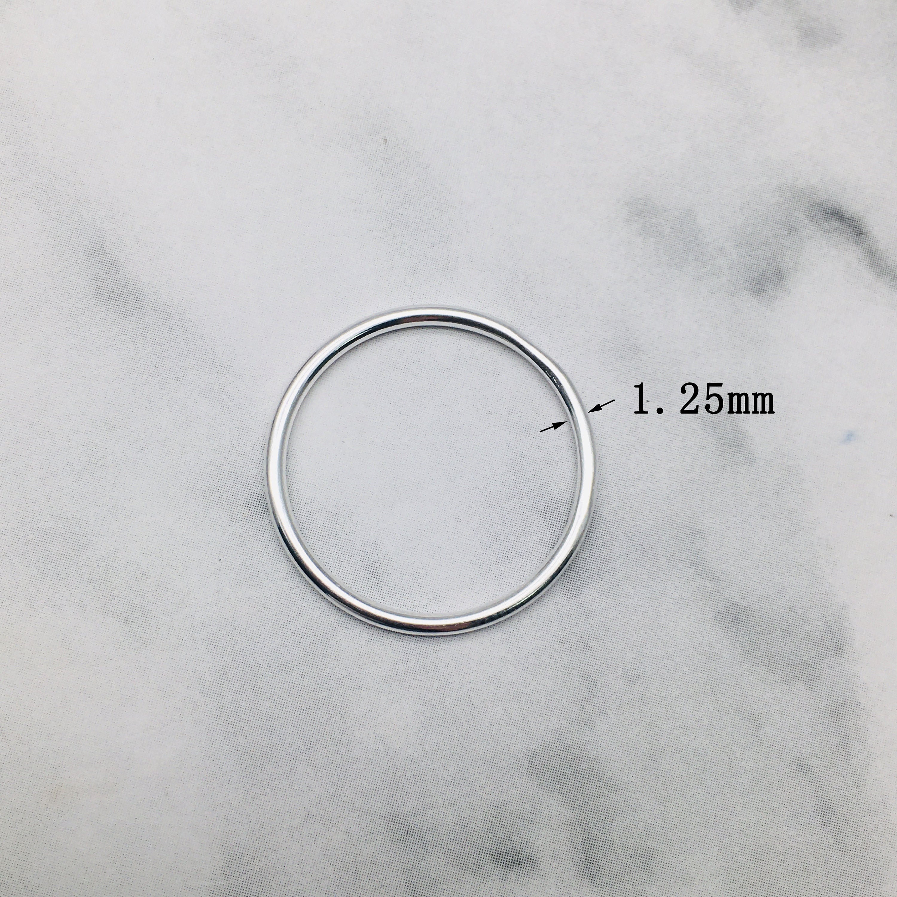 Simple ring sterling silver ring midi ring thumb ring | Etsy