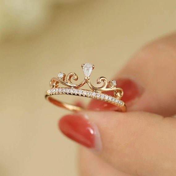 The Queen Crown Stacking Ring – Milk Couture Co.
