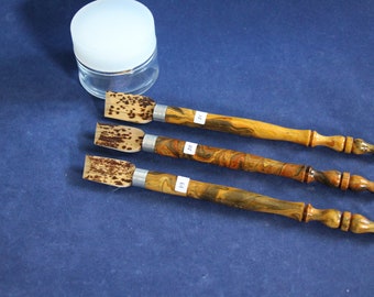 41-45 mm Single extra wide spotted bamboo qalam pens for Arabic calligraphy