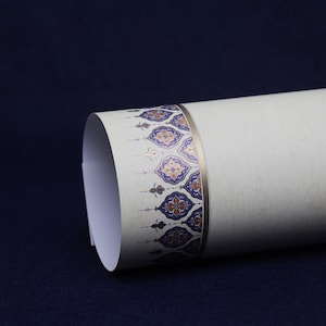 Lose Papier für arabische Kalligrafie mit Leuchtrahmen, Muster 6