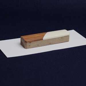 Bone and jujube wood makta for cutting pens for Arabic calligraphy