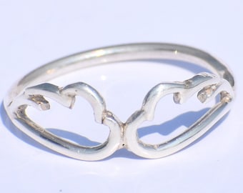 Silver Wing Ring, 925 Silver Ring, Handmade Ring, Delicate Silver Ring, Angel Wing Ring, Bohemian Ring, Wings Jewellery, Christmas Gift Ring