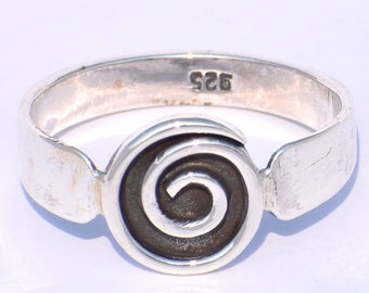 Spiral Ring, Handmade Ring, 925 Silver Ring, Silver Spiral Ring, Fine Ring, Everyday Ring, Statement Ring, Unique Ring, Wire Wrap Ring, Ring