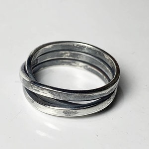 Bague oxydée, bijoux en argent, bijoux faits à la main, bijoux de mariage, bijoux de bohème, bijoux vintage, meilleur cadeau d'ami,cadeau de image 4