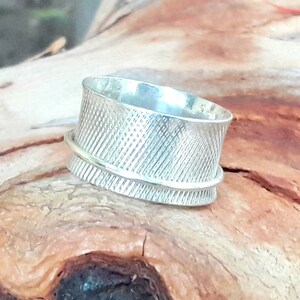 Spinner Ring, Band Ring, Handcrafted Jewelry, Bohemian Jewelry, Yoga Ring, Promise Ring, Knuckle Ring, Christmas Gift, Valentine Gift, Ring image 2