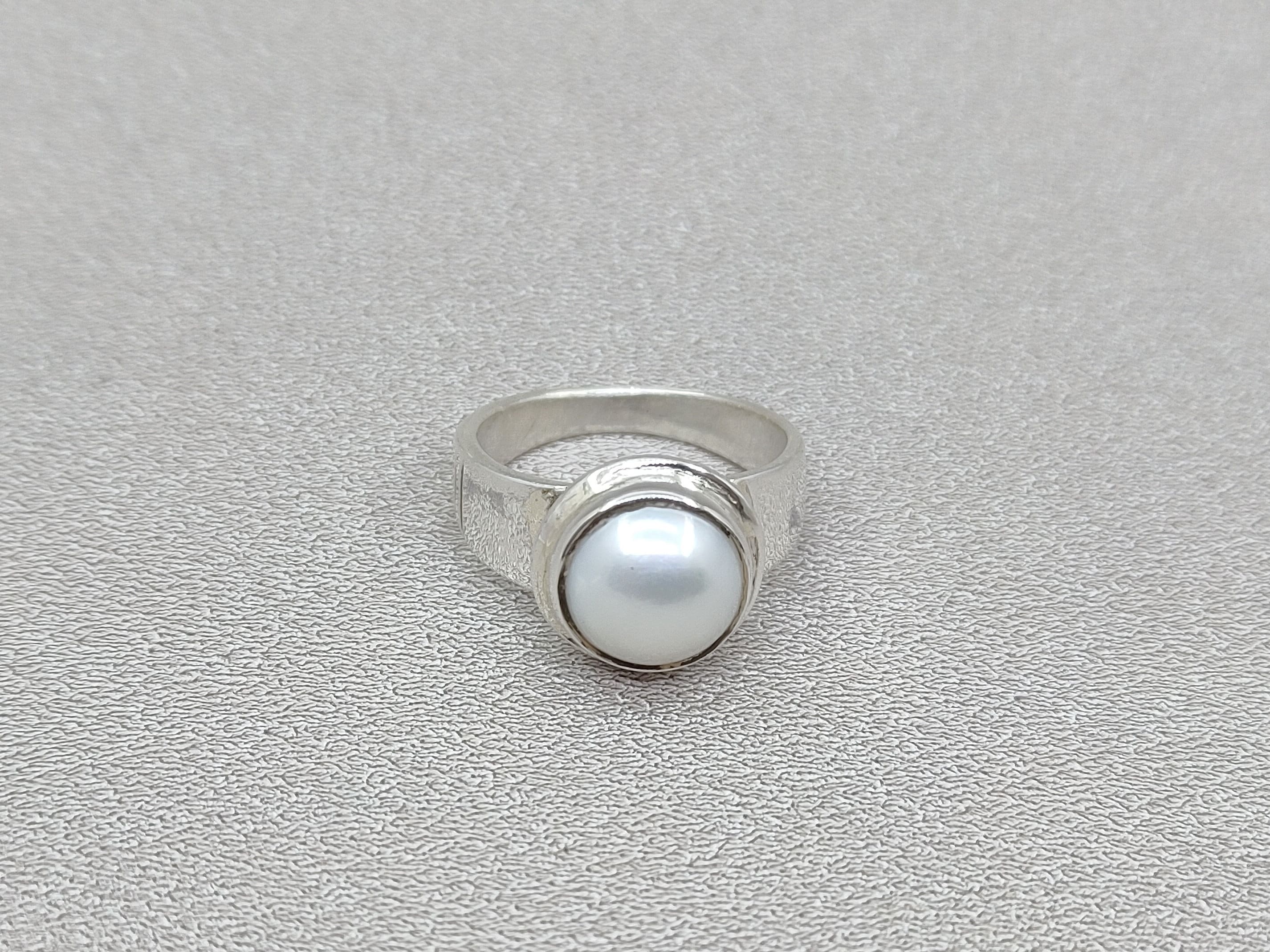 Baroque Pearl Ring 925 Sterling Silver Ring Chunky Pearl Etsy Australia