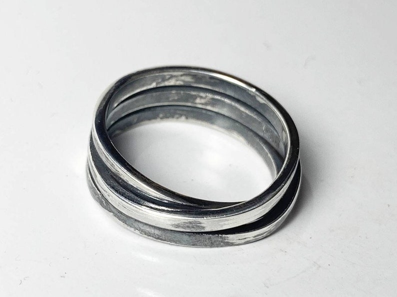 Bague oxydée, bijoux en argent, bijoux faits à la main, bijoux de mariage, bijoux de bohème, bijoux vintage, meilleur cadeau d'ami,cadeau de image 1