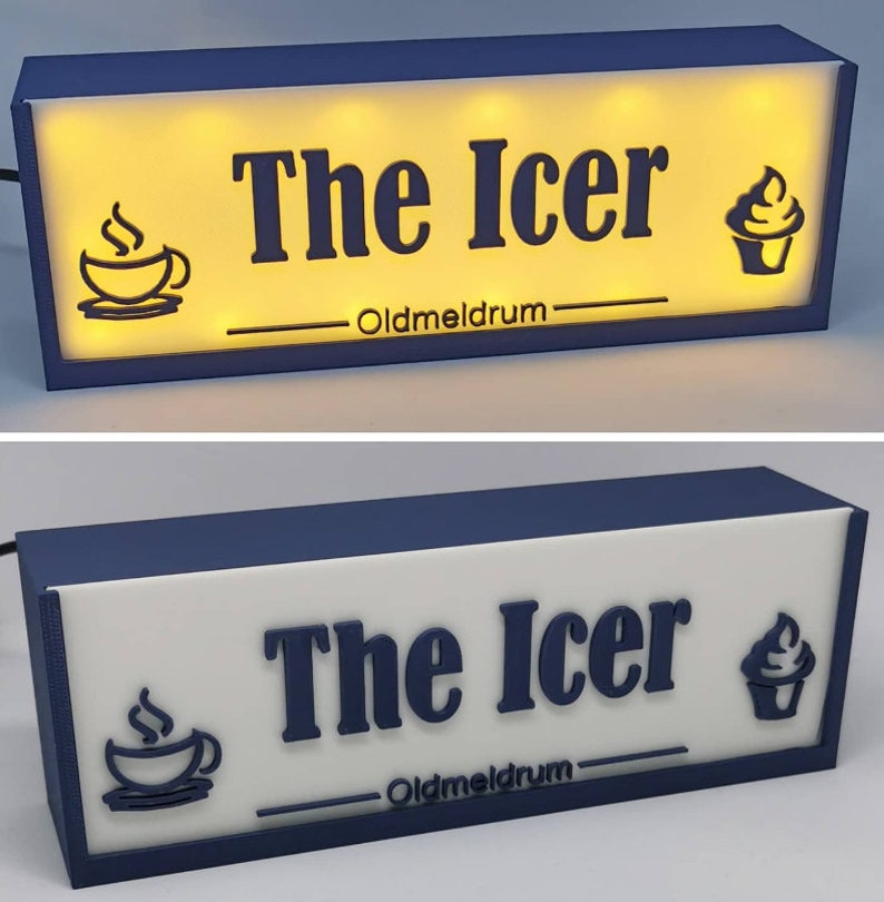 Personalised Light Box - Etsy