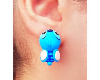 Stitch Earrings - Handmade