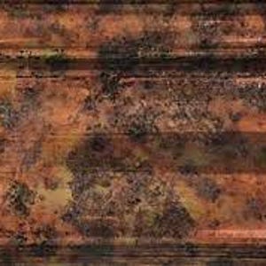 Kopergroene slade- Artistieke schilderstudio- Wrijf op decoratieve metaalfolie