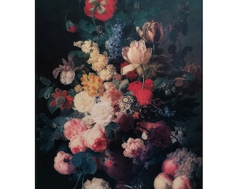 Renaissance Flowers, Mint by Michelle Decoupage- Decoupage paper, A3, A1