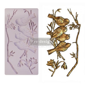 Avian Love Mould, REDESIGN WITH PRIMA, Decor Mould