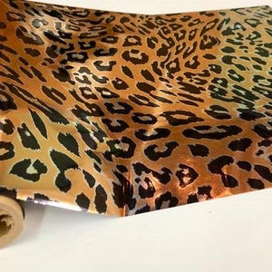Jaguar Gold - Künstlerisches Malerei-Studio- Rub auf dekorativer metallischer Folie