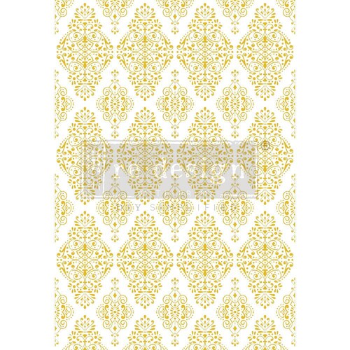 Kacha Gold Damask Decor Transfer Redesign Transfer Etsy Canada
