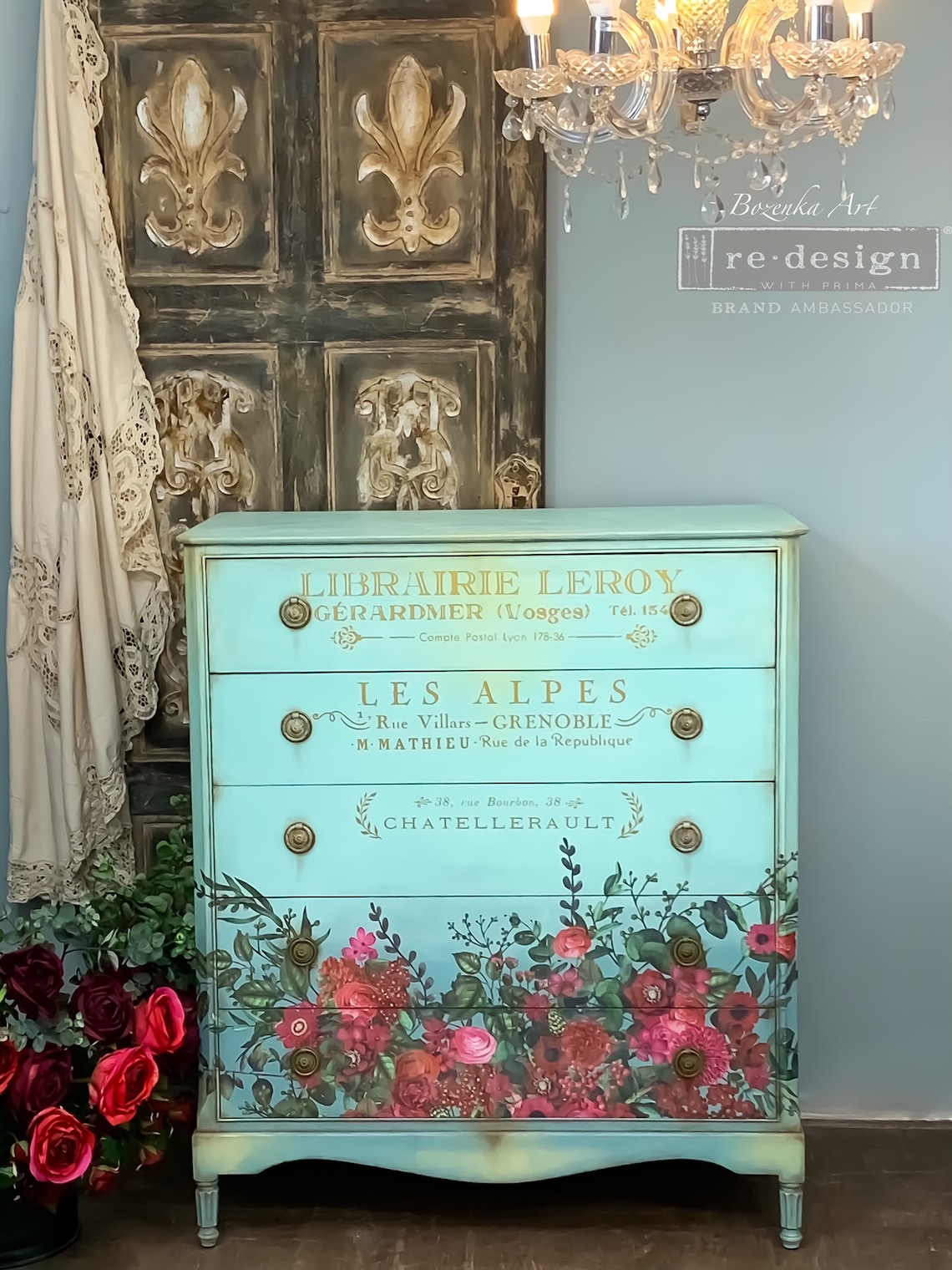 Somewhere in France Transfer REDESIGN WITH PRIMA Prima Etsy UK