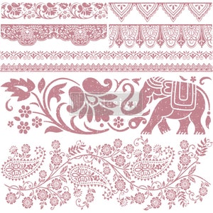 Bohemian Dreamer, REDESIGN WITH PRIMA, Decor Stamp Set