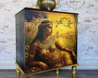 Regina del Nilo, MINT BY MICHELLE Decoupage - Carta per decoupage - Disponibile nei formati A3 o A1