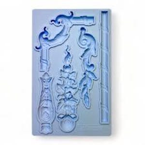 Frame Lydia Mould- LiMiTED EDiTiON! La Blanche Silicone Mould, Food Safe- Perfect for all range of paper crafts mixed media, cake decorating