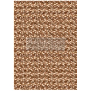 Braided Bliss- A1 Fibre Fiber Decoupage Paper- REDESIGN WITH PRIMA