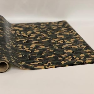 Militaire camouflage- Artistieke schilderstudio- Wrijf op decoratieve metaalfolie