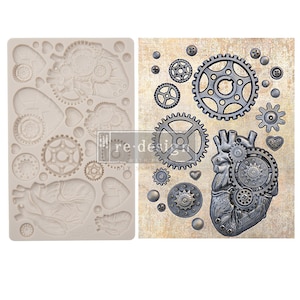 Love Machine Decor Mold, Finnabair von REDESIGN MIT PRIMA, Silikonform