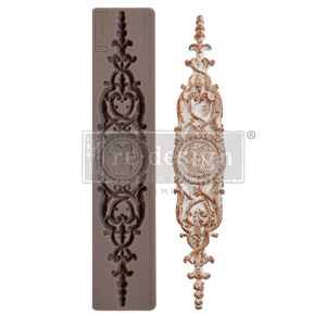 Brigette Decor Mould, REDESIGN WITH PRIMA, Silicone Mould, Mood, Craft Mould 1.5"x7"