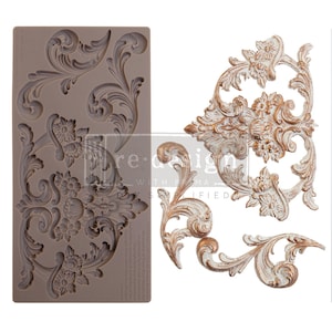 Claire Decor Mould, REDESIGN WITH PRIMA, Silicone Mould, Mood, Craft Mould 5"x10"