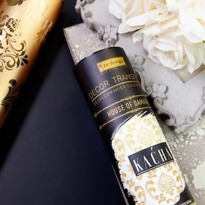 House of Damask- Kacha Furniture, REDESIGN WITH PRIMA, Gold foil transfer- bringing all the glamour!