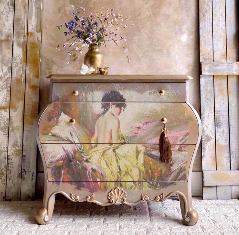 Peaceful A1 Decoupage Paper REDESIGN WITH PRIMA Mulberry Etsy