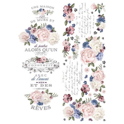 Chatellerault Decor Transfer REDESIGN WITH PRIMA Prima Etsy Canada