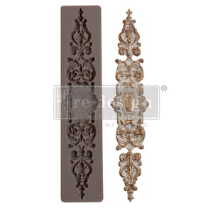 Josephine Decor Mould, REDESIGN WITH PRIMA, Silicone Mould, Mood, Craft Mould 1.5"x7"