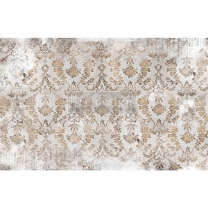Washed Damask Decoupage Decor Tissue Paper, 19&quot;x30&quot;, REDESIGN WITH PRIMA