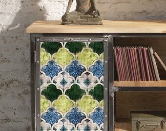 Distressed Tile Tissue Paper (3 pack) from MINT by Michelle- 28gsm, 35cmx35cm- Seamless Repeat, 10 NEW Designs, Papers for Decoupage