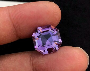 11.45 ct, Amethyst Asscher Cut from Brazil